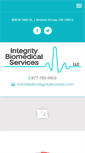 Mobile Screenshot of integritybiomed.com